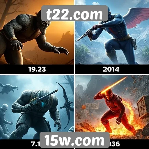 Comparativo de gráficos em jogos do site t22.com