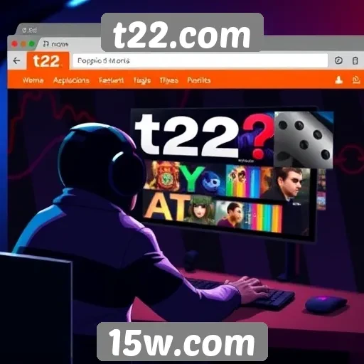 Avaliação das funcionalidades do site t22.com